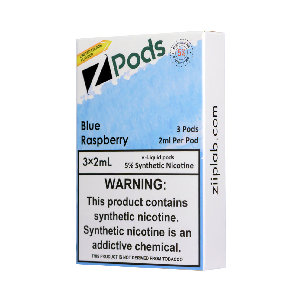 Z pods - Blue Raspberry Ziip Stick Z pods - Blue Raspberry Ziip Stick
