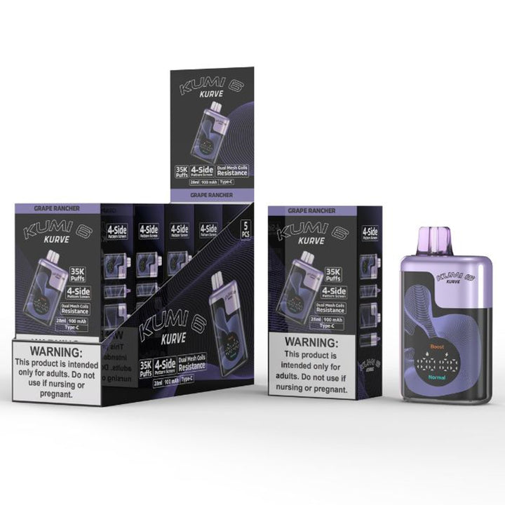 KUMI Six Kurve Vape Ziip Stick KUMI Six Kurve Vape Ziip Stick