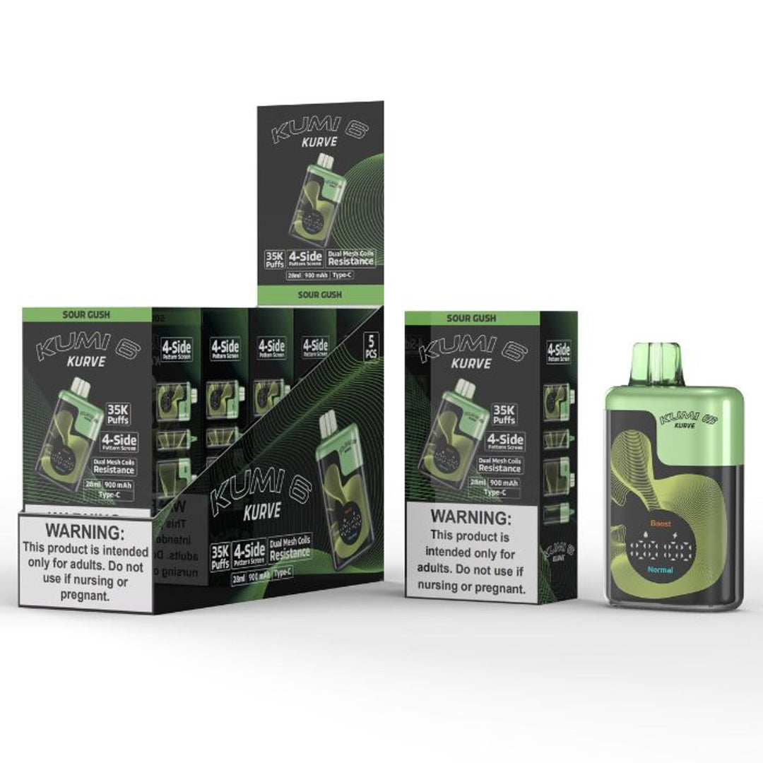 KUMI Six Kurve Vape Ziip Stick KUMI Six Kurve Vape Ziip Stick