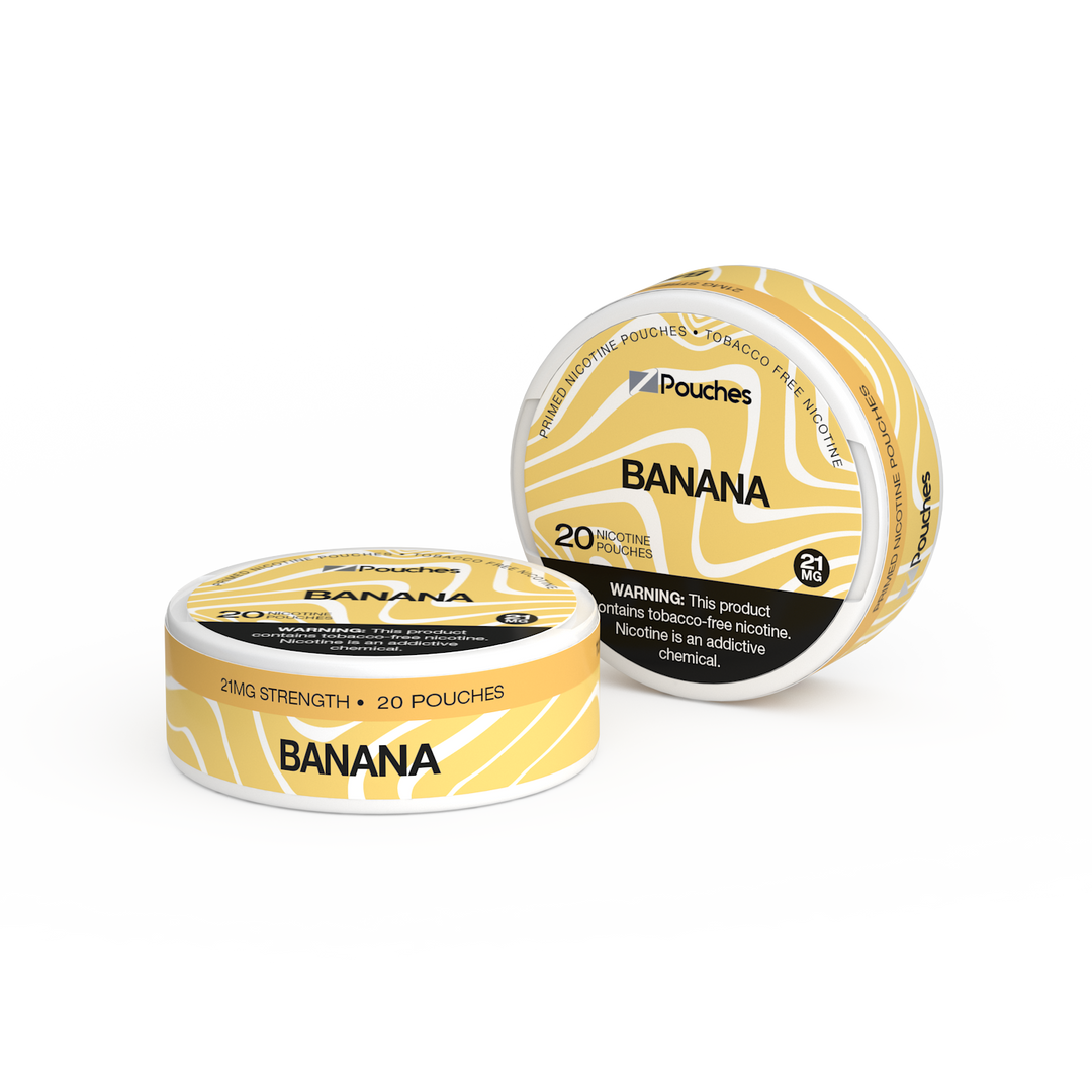 サイコビリーBanane lik Z Pouches - Banana - 21mg – Ziip Stick
