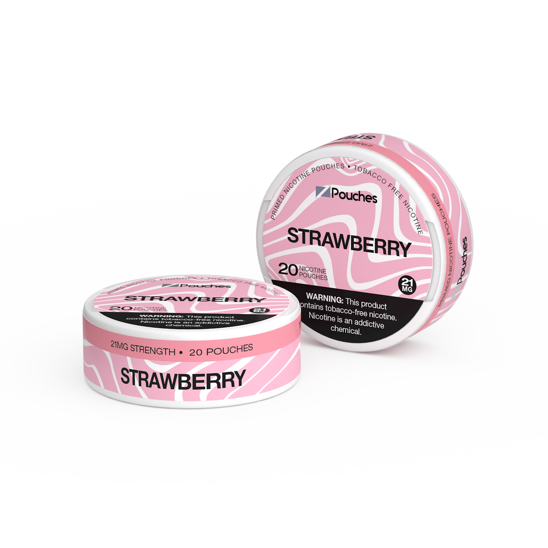 Z Pouches - Strawberry - 21mg – Ziip Stick Z Pouches - Strawberry - 21mg – Ziip Stick