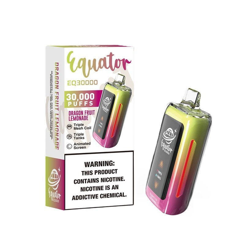 Equator EQ30000 vape in Dragon Fruit Lemonade flavor