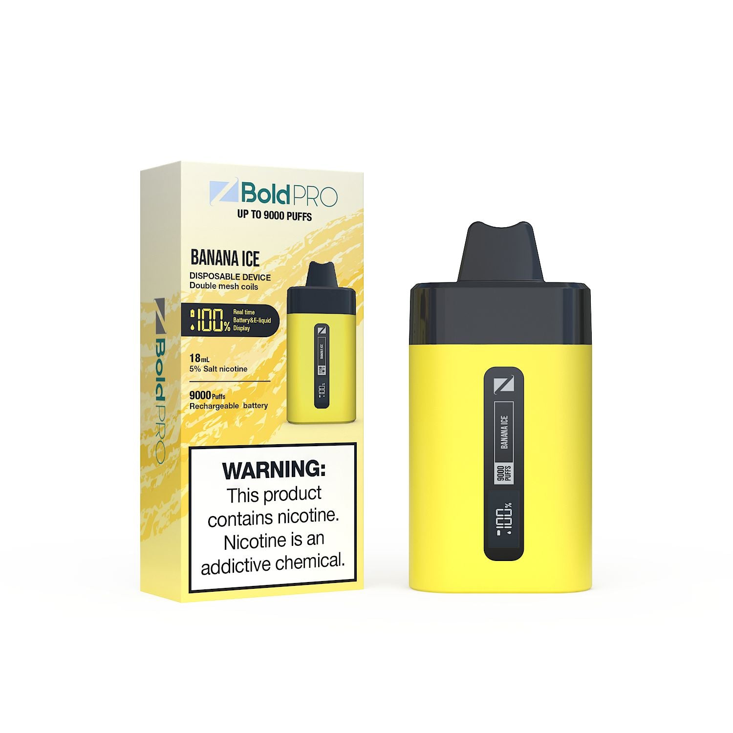 Z bold - Banana Ice - 5000 puffs Ziip Stick Z bold - Banana Ice - 5000 puffs Ziip Stick