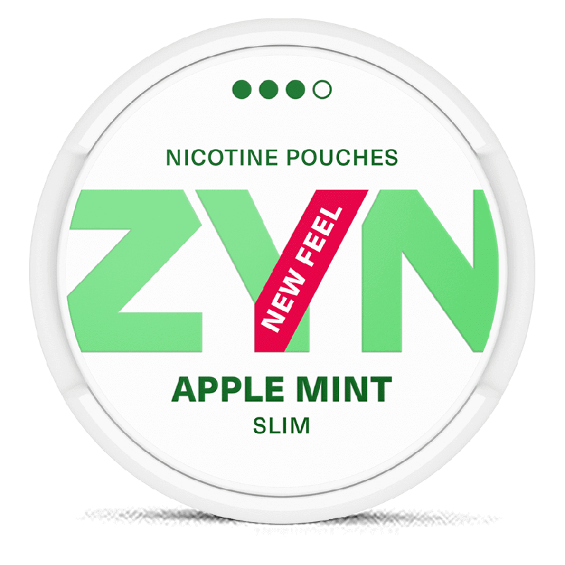 Zyn Slim Nicotine Pouches - Apple Mint - 9mg