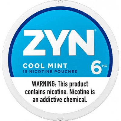 Zyn Nicotine Pouches - Cool mint - 6mg