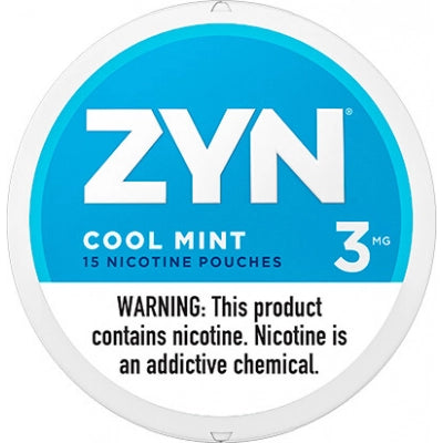 Zyn Nicotine Pouches - Cool mint - 3mg